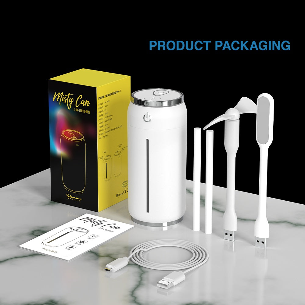 ミニUSB加湿器&アロマディフューザー|車内もお部屋も快適に