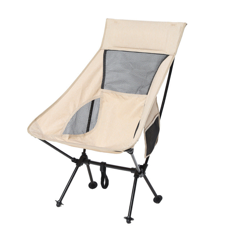 Outdoor folding chair, aluminum alloy, ultra-lightweight and portable