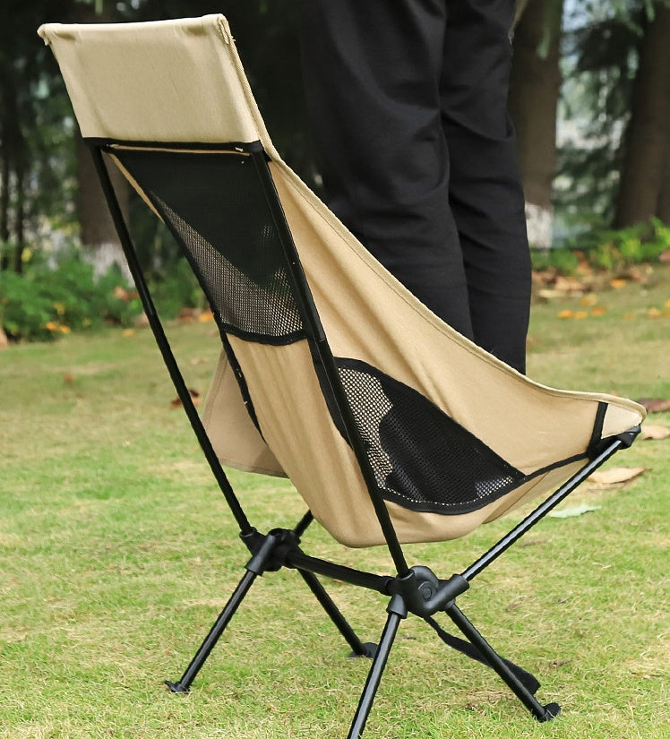 Outdoor folding chair, aluminum alloy, ultra-lightweight and portable