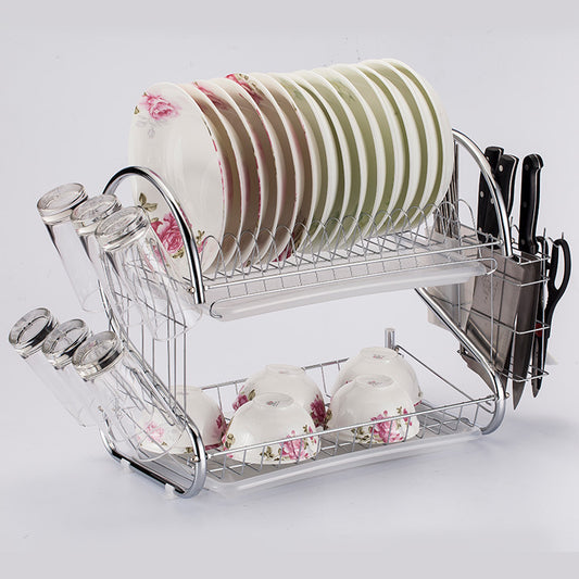 キッチン水切り整理ラック|省スペース&清潔をキープ