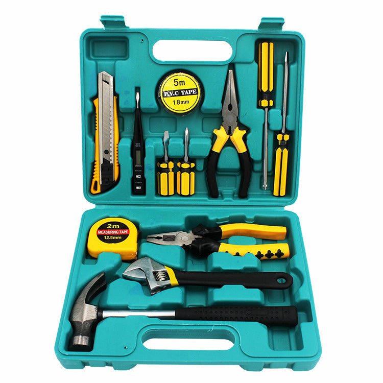 13-piece multifunctional hardware tool set, gift combination toolbox, dual-use pliers for car and home