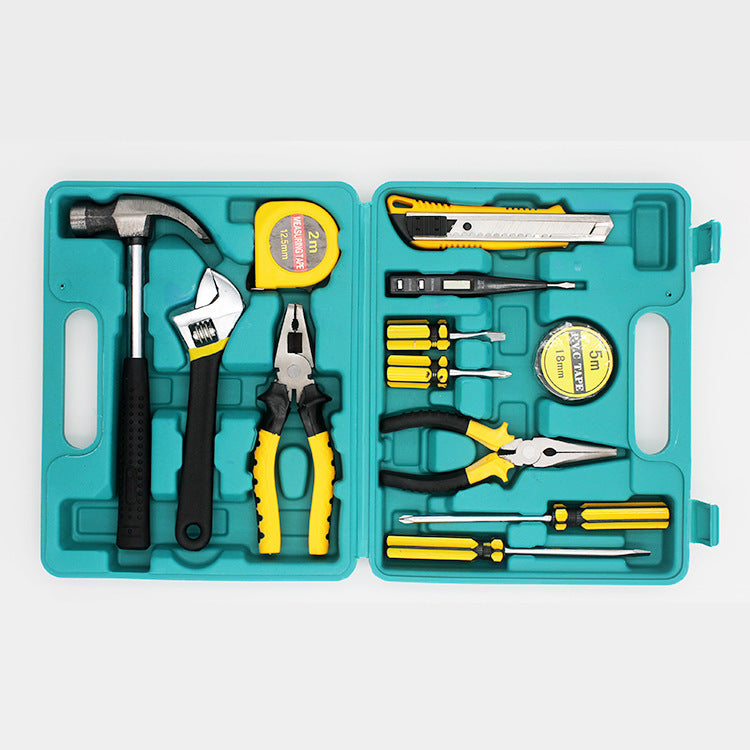 13-piece multifunctional hardware tool set, gift combination toolbox, dual-use pliers for car and home