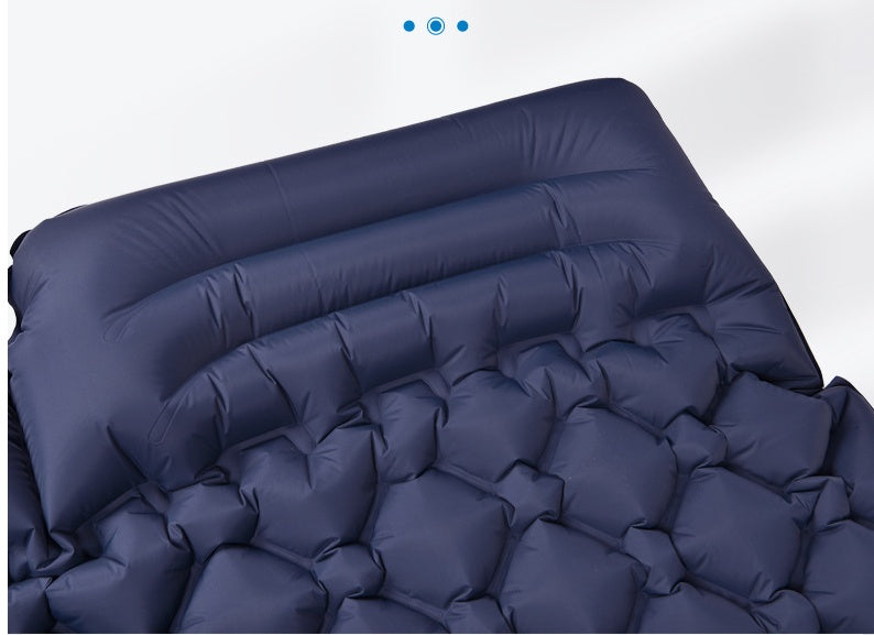 Inflatable Moisture Proof Mat for Camping Double Portable Ultra Light Mat Quick Inflatable Camping Air Mat