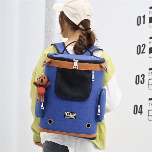 猫用布製キャリーバッグ|軽量・通気・お出かけに最適なやさしいペットバッグ