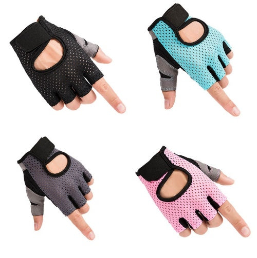 Half Finger Gloves Sports Fitness Gloves Outdoor Riding Anti-Slip Wearing Gloves