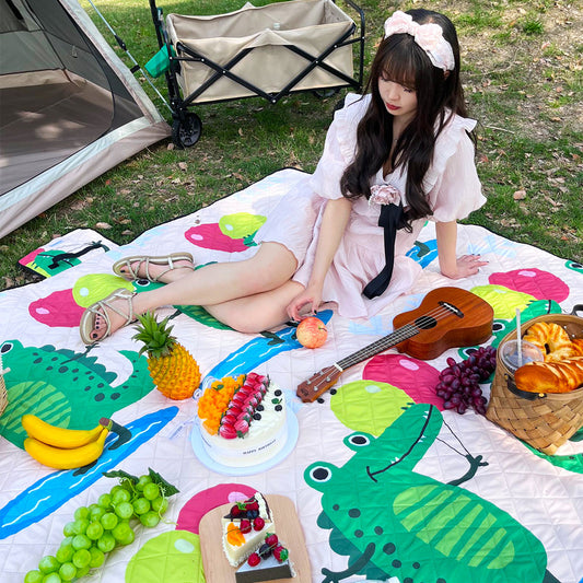 子どもと楽しむ!防水ピクニックマット|洗える・軽量・かわいいデザイン