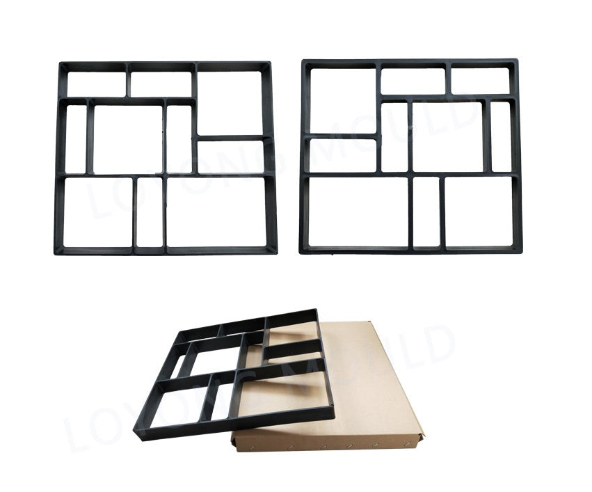 Ultra Light DIY Garden Paving Mold Hexagonal Fancy Mold