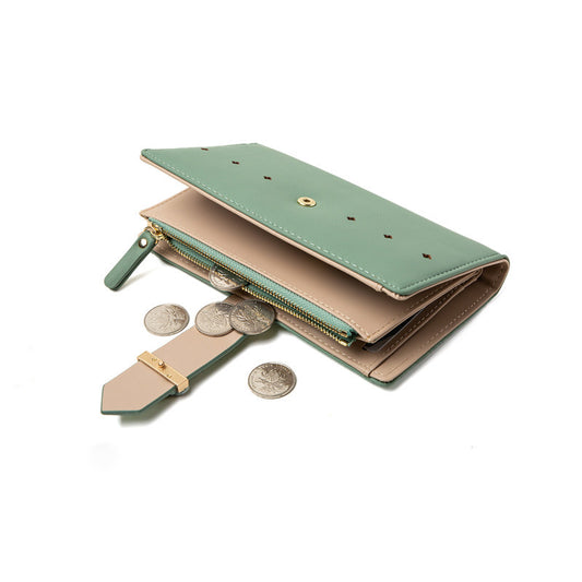 ファスナー付きレディース長財布|シンプル&実用で毎日を快適に