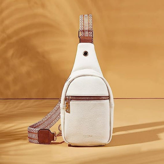 ミニショルダーバッグ レディース|シンプルで美しいレザー風クロスボディバッグ