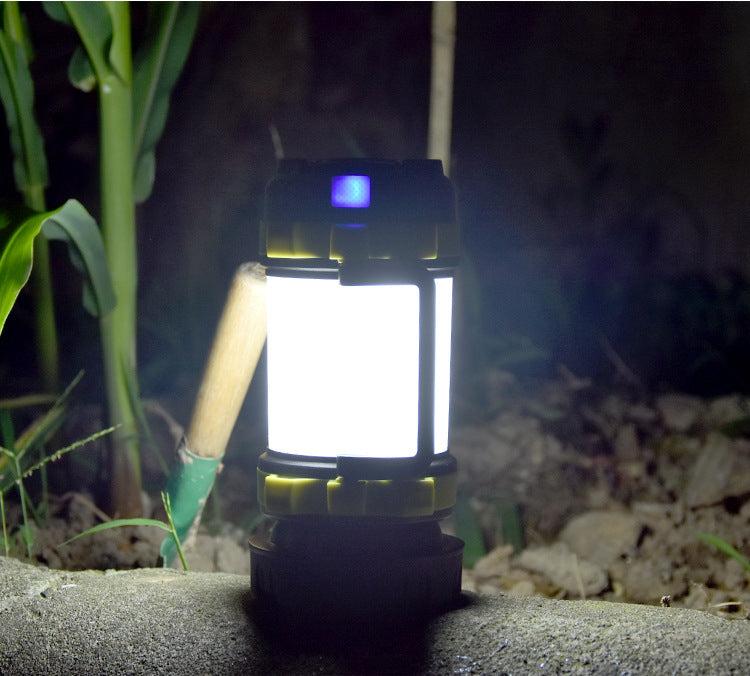 多機能LEDキャンプライト(USB充電式)|明るさも機能もこれひとつ!アウトドアをもっと快適に