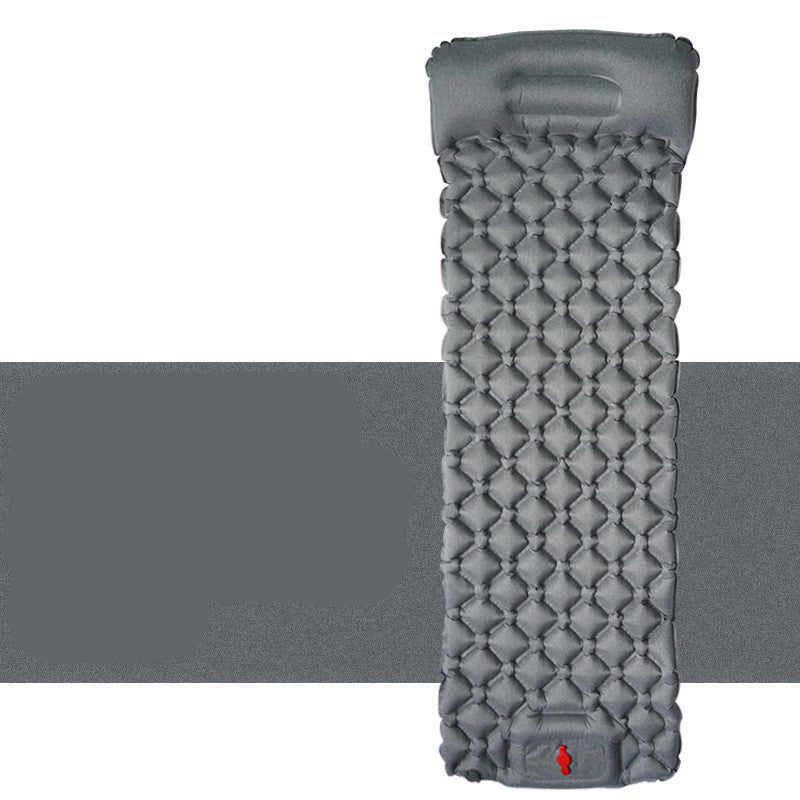 Outdoor Sleeping Bag Camping Inflatable Mattress with Pillow Travel Mat Folding Bed Ultralight Air Cushion Hiking Trekking