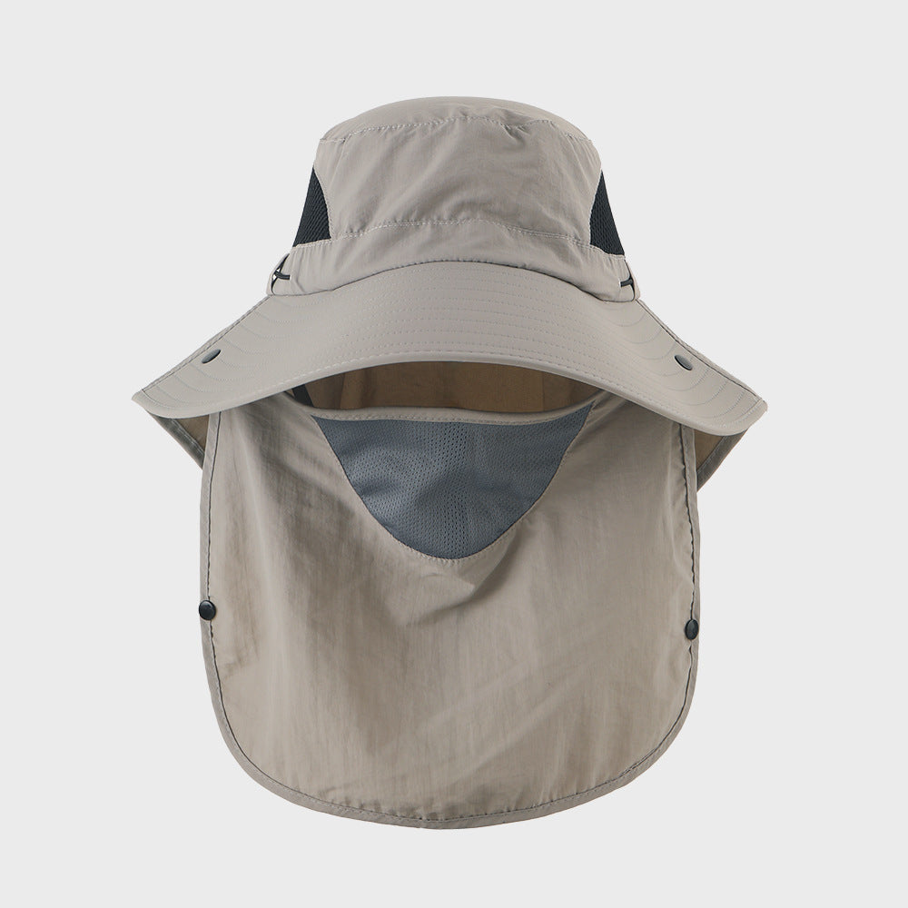 Outdoor fishing cap, bucket hat, UV protection, sun hat