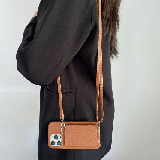 ショルダー付きスマホケース|手ぶらで安心♪お出かけをもっと自由にスマートに