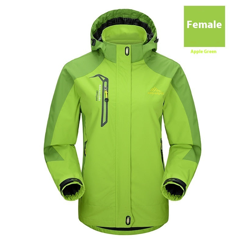 春秋用プリントシェルコート|アウトドアもタウンユースもスタイリッシュに