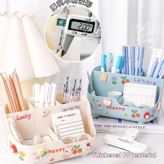 学生用デスクトップペンケース文房具収納ボックスペンホルダー
