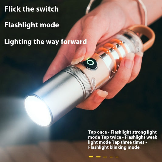 デュアル光源 強力フラッシュライト|防災・作業・アウトドア対応