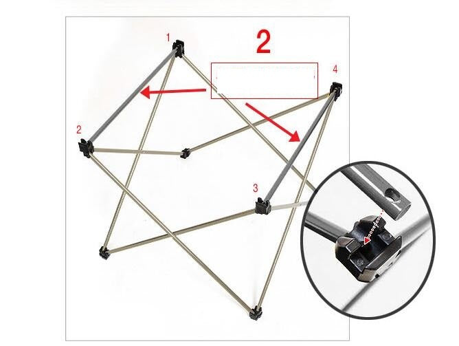 Small folding table for outdoor camping Aircraft grade lightweight aluminum alloy portable picnic table
