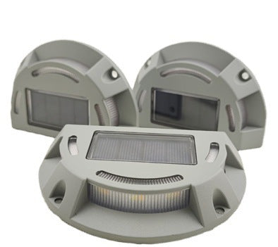 Solar Deck Light Cast Aluminum Shell Garden Trail Light