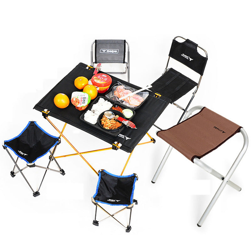 Small folding table for outdoor camping Aircraft grade lightweight aluminum alloy portable picnic table