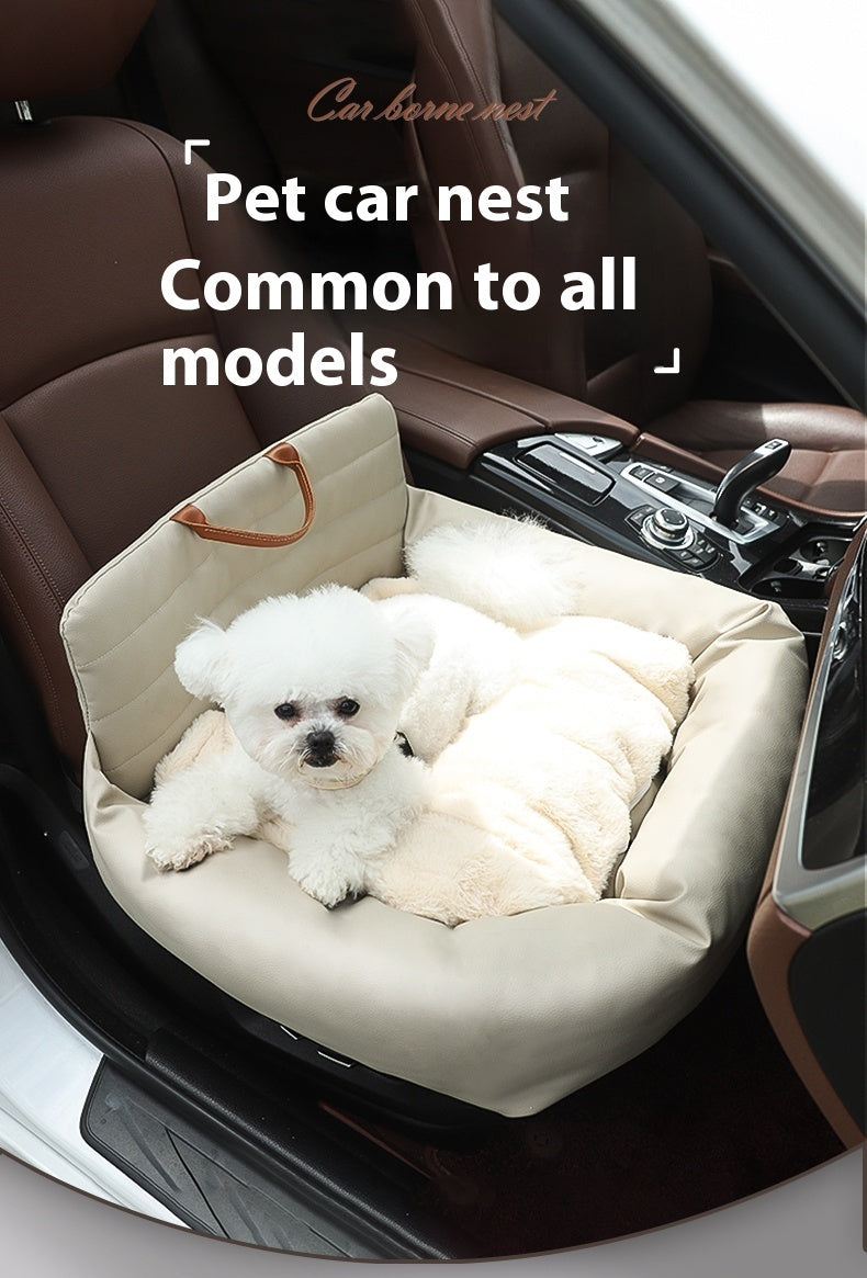 カーケンネル|四季対応ペット用カーシート(小型犬・猫用)安全&快適設計