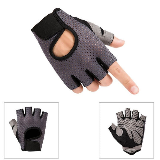 Half Finger Gloves Sports Fitness Gloves Outdoor Riding Anti-Slip Wearing Gloves