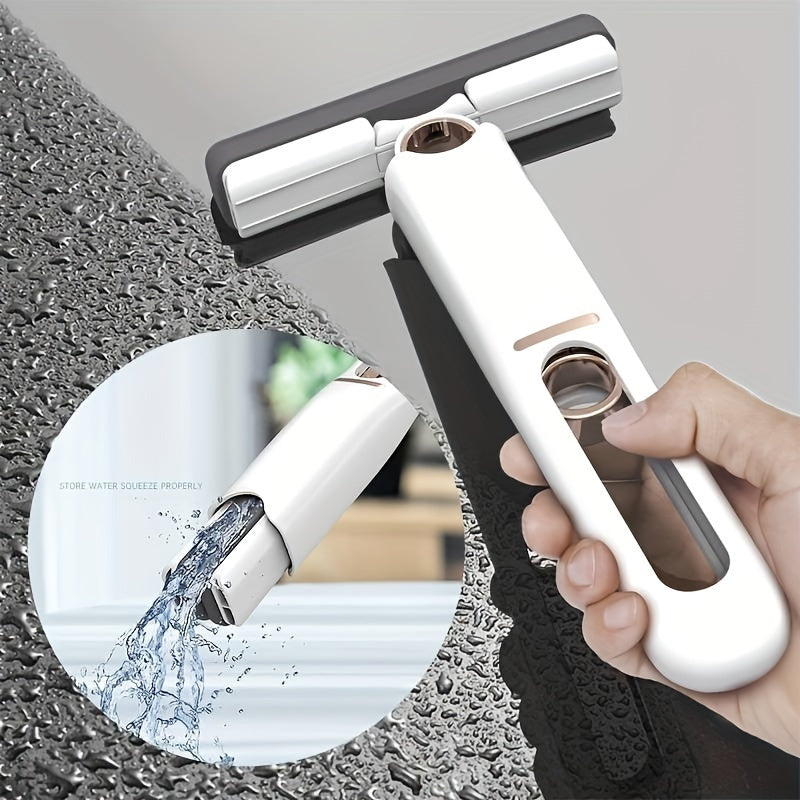 ポータブル自己圧縮ミニモップ|絞れる×洗える×小さく持ち運べる!水回りもピカピカ快適掃除
