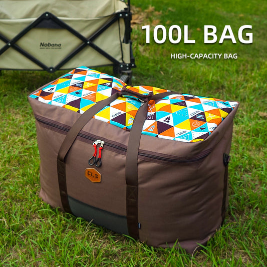 アウトドア大容量キャンピングバッグ