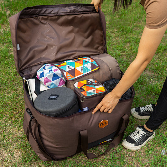 アウトドア大容量キャンピングバッグ