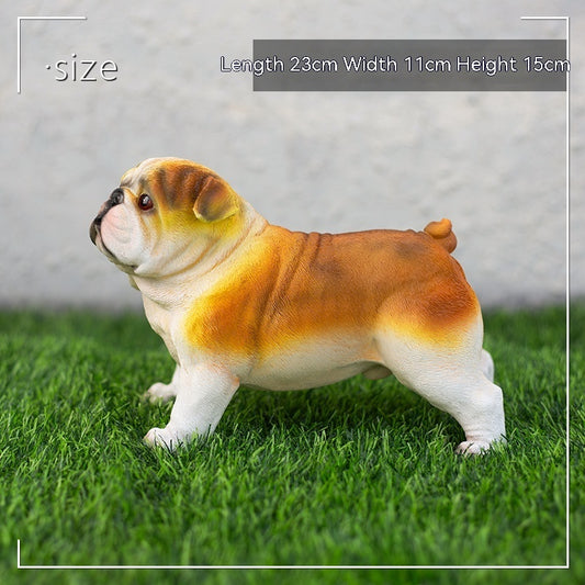 芝犬ガーデンオーナメント|中庭を彩る癒しのアクセント