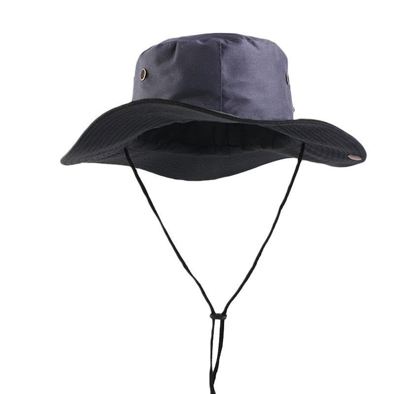 Outdoor folding climbing hat for men