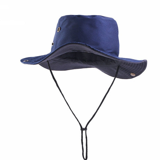 Outdoor folding climbing hat for men