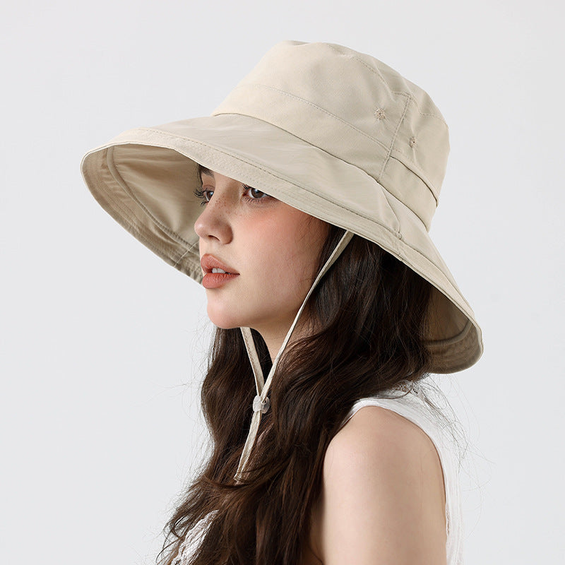 女性用UVカットサンハット|折りたためて持ち運び簡単♪上品に紫外線をブロックする夏の味方