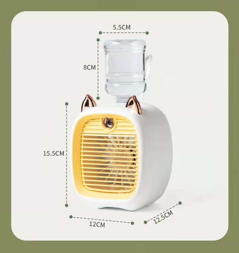USB充電式ミニ加湿器|デスクに最適な静音・持ち運びOKのコンパクトタイプ