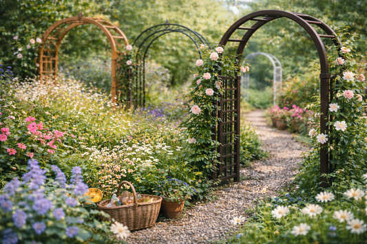 ガーデンアーチで庭時間を育てる！狭い庭でも失敗しない選び方