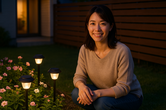 夜の庭に、小さな魔法を─ガーデニングLEDライトで叶える癒しの時間