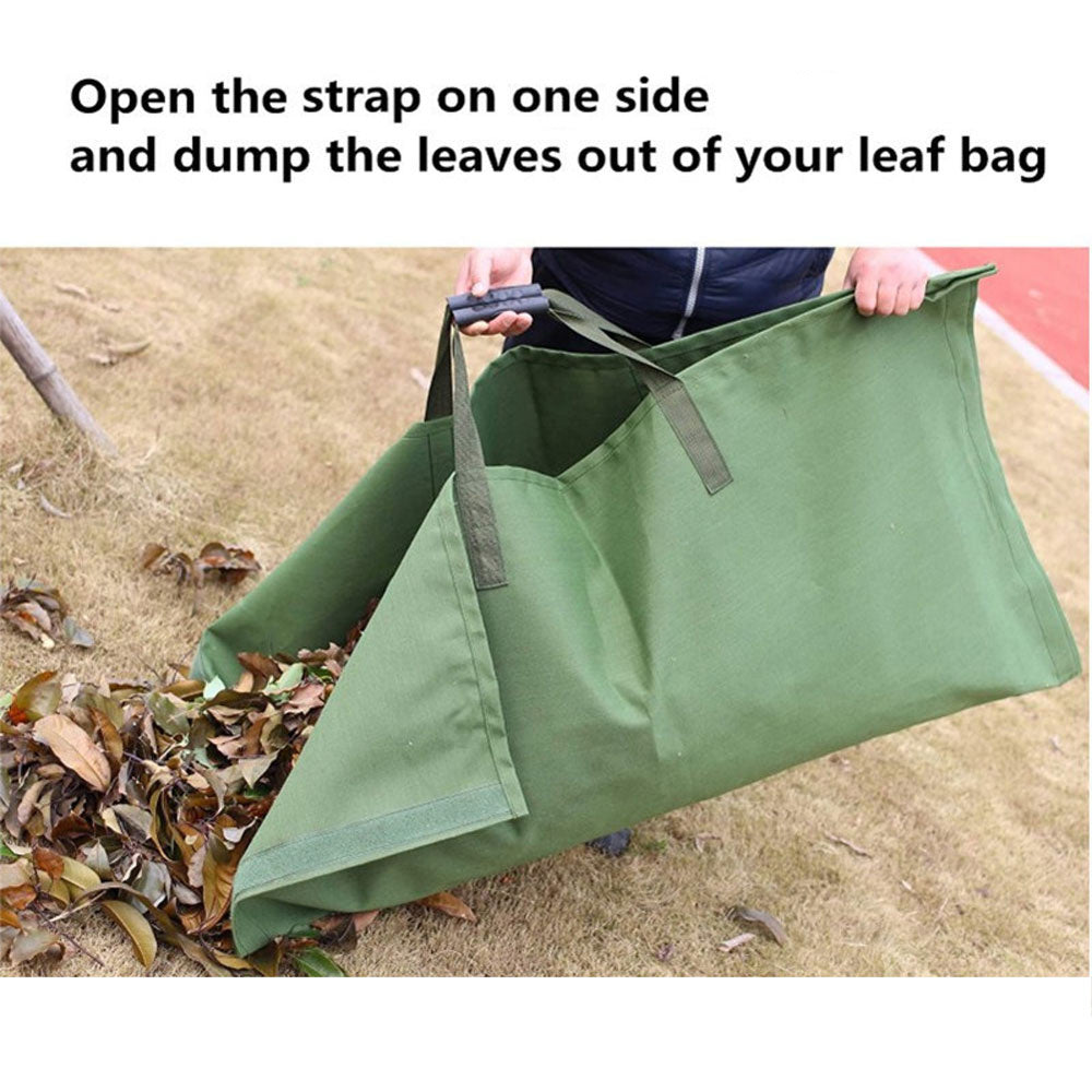 Garden Leaf Storage Outdoor Lawn Yard Waste Tarpaulin Container Recyclable Heavy Duty Garden Tote Garbage Bags Garden Tote Garbage Bags