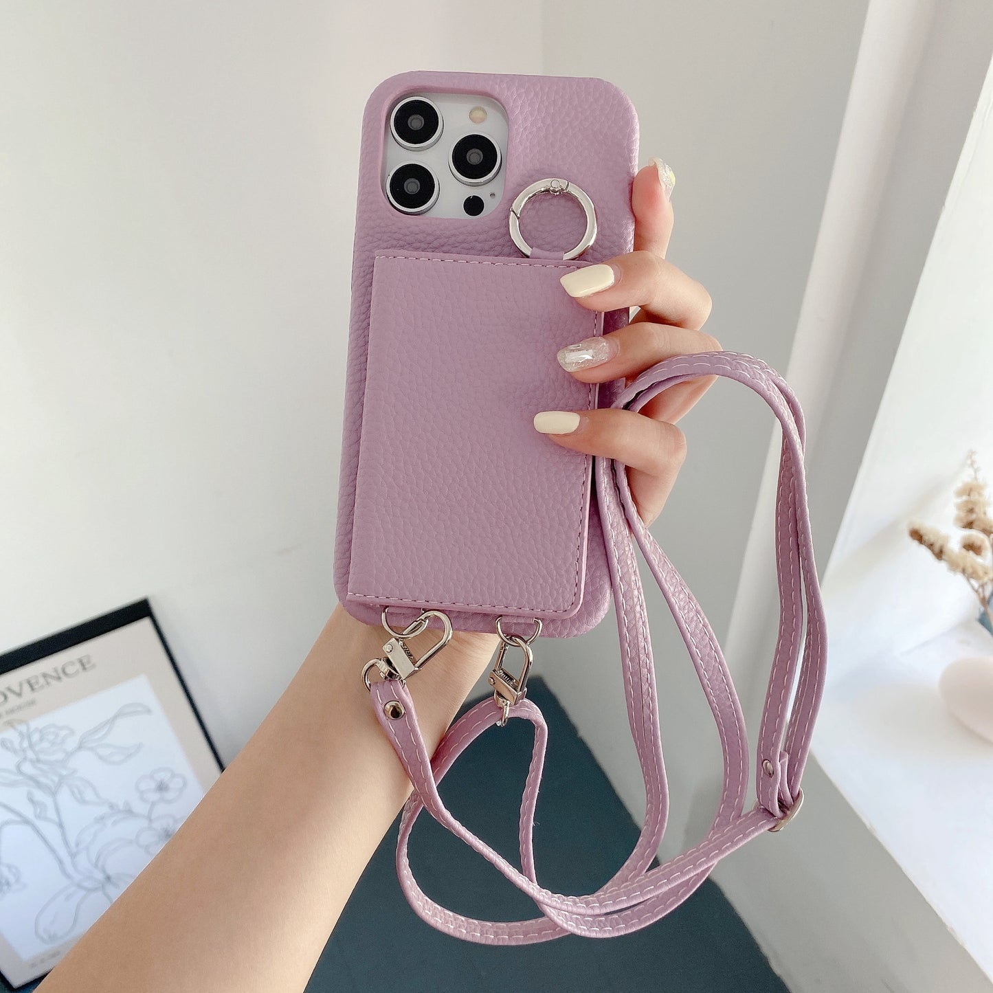 ショルダー付きスマホケース｜手ぶらで安心♪お出かけをもっと自由にスマートに