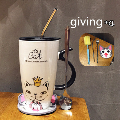 キャットセラミックマグ｜猫好きに贈りたい♪見て癒される可愛い陶器マグ