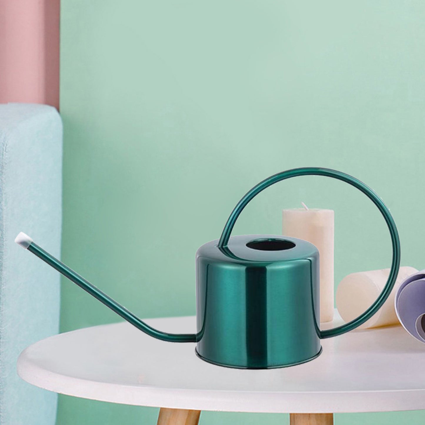 ステンレス製シャワーじょうろ｜ロングスパウトでやさしく水やりできるガーデンポット