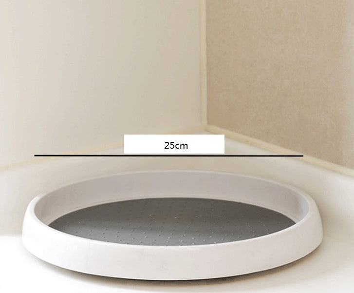 キッチンが片付く！360°回転トレイ付き調味料ボックス｜省スペース収納アイテム