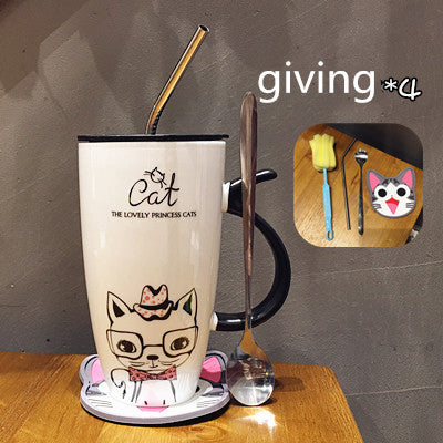 キャットセラミックマグ｜猫好きに贈りたい♪見て癒される可愛い陶器マグ