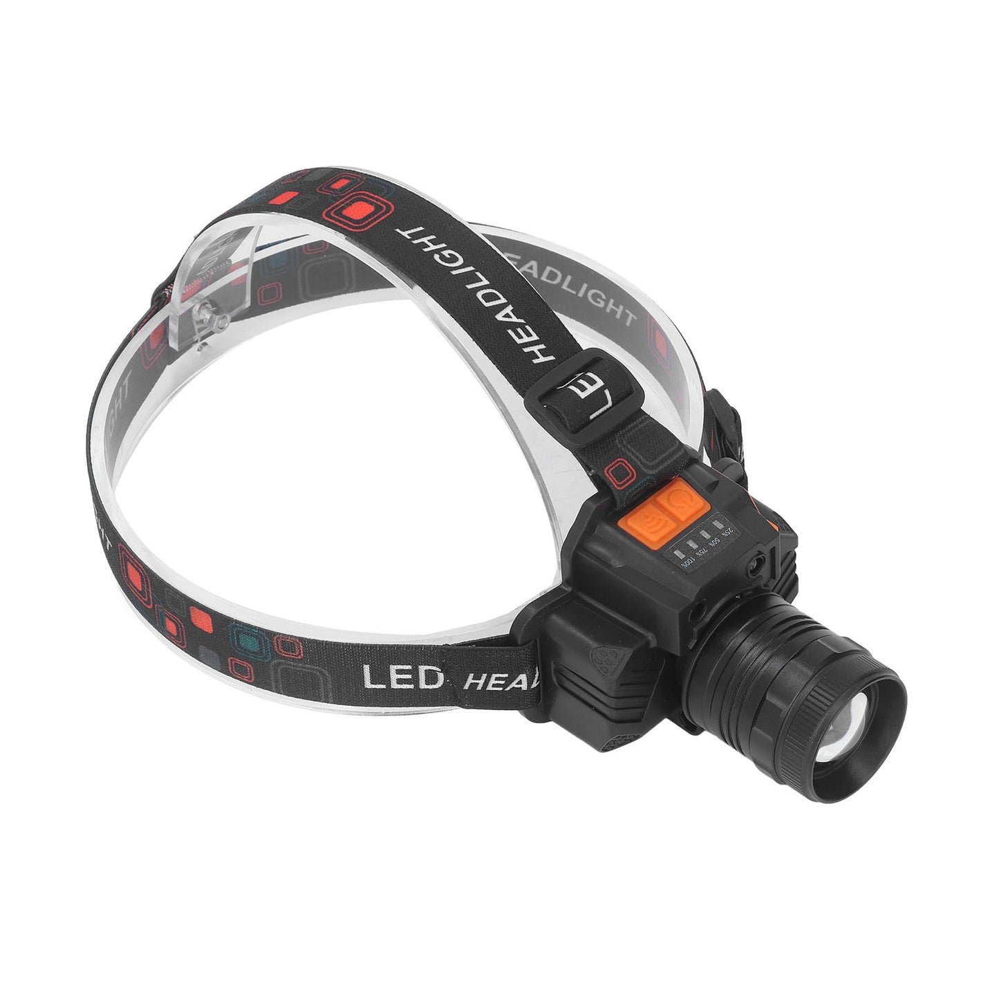 Headlamp USB Rechargeable 3 Light Modes LED Lens 1500lm Headlight for Emergency Camping Fishing