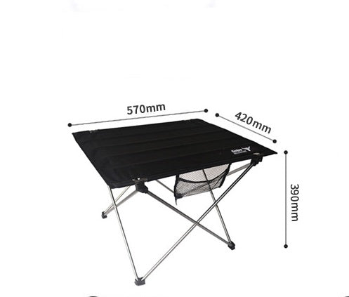 Small folding table for outdoor camping Aircraft grade lightweight aluminum alloy portable picnic table