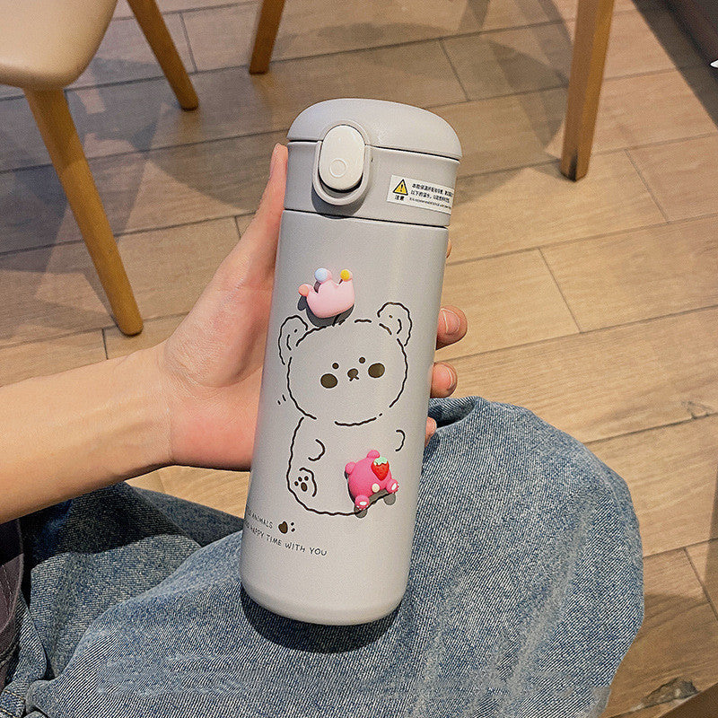 サーモス・ストロー付きボトル｜カップでそのまま飲める♪やさしいデザインの保温ボトル