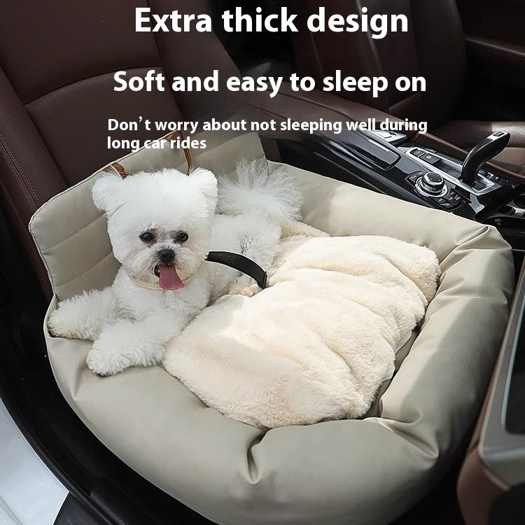 カーケンネル｜四季対応ペット用カーシート（小型犬・猫用）安全＆快適設計