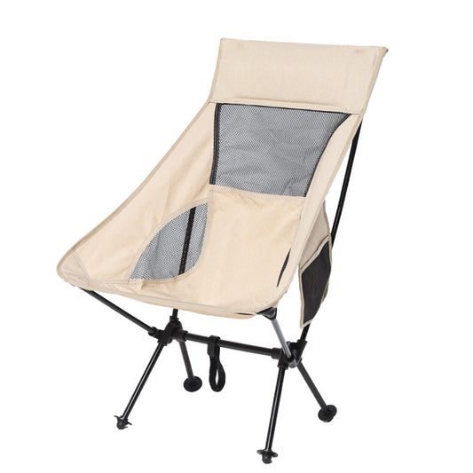 Outdoor folding chair, aluminum alloy, ultra-lightweight and portable