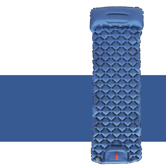 Outdoor Sleeping Bag Camping Inflatable Mattress with Pillow Travel Mat Folding Bed Ultralight Air Cushion Hiking Trekking