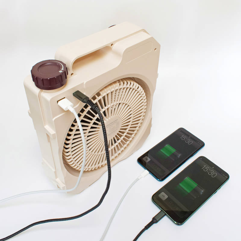 コンフォート 充電式薄型送風扇 エアフォースファン AF8-17B クリームベージュ 画像4