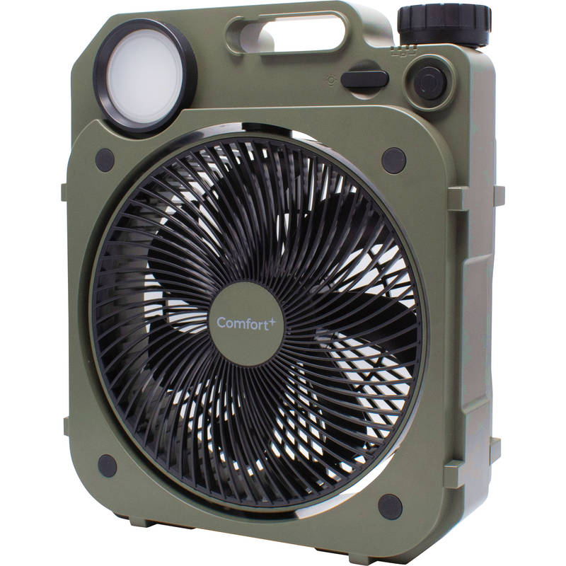コンフォート 充電式薄型送風扇 エアフォースファン AF8-17G モスグリーン 画像1