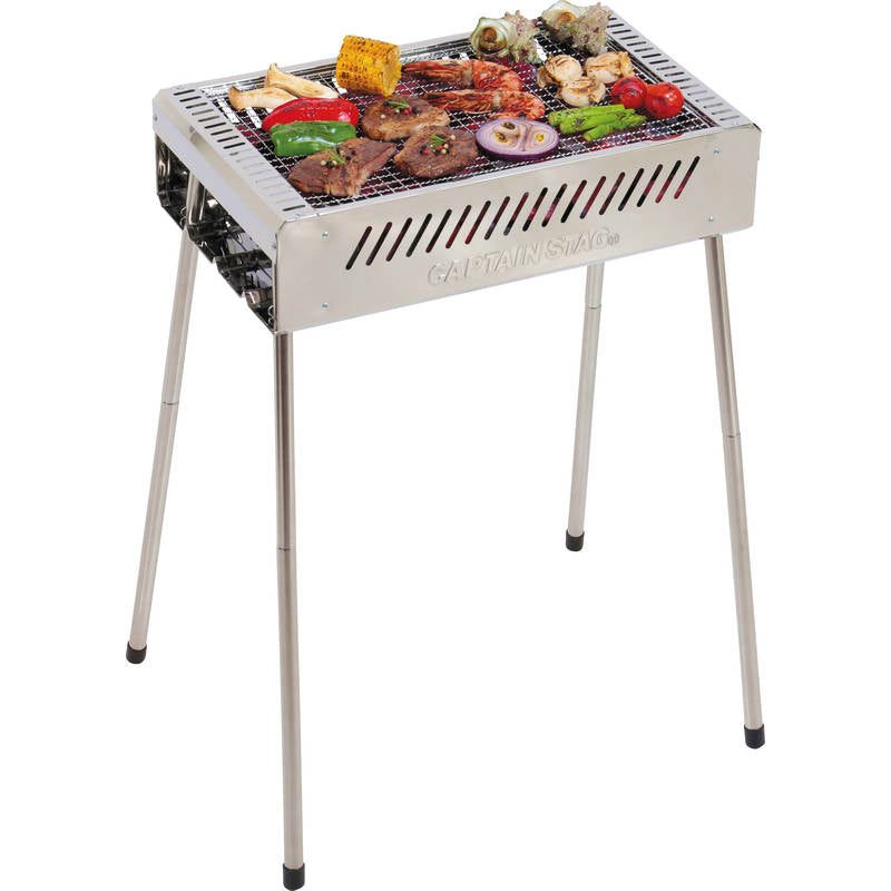 キャプテンスタッグ BBQ ステンレス グリル500 UG-0067 画像2